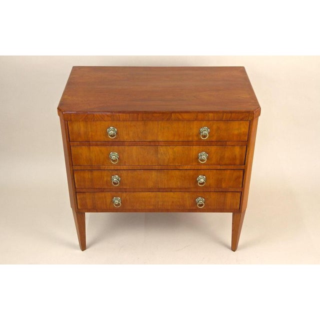 Austrian Biedermeier Cherrywood Chest of Drawers, 1830s For Sale - Image 3 of 15