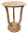 Vintage Maitland Smith Tesselated Tile Encrusted Round Side Occasional Table For Sale
