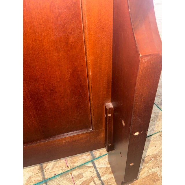 Thomasville Thomasville Impressions Collection Martinique / Louis Philippe Wooden Sleigh Bed Frame For Sale - Image 4 of 17