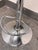 Chrome Contemporary Adjustable Swivel Stool For Sale - Image 8 of 12