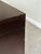 Late 20th Century Barbara Barry for Baker Dark Mahogany Modern Side Table / Nightstand With Pull-Out Shelf For Sale - Image 9 of 10