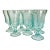 1970s Vintage Victorian Boho Chic Indiana Glass Co. Recollection Goblets - Set of 7 For Sale