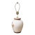 Vintage Chinoiserie Hand Painted Floral Ceramic Ginger Jar Desk Lamp For Sale