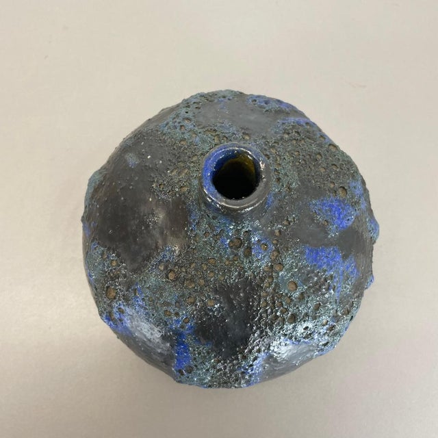 Abstract Ceramic Studio Pottery Vase from Gerhard Liebenthron, Germany, 1970s For Sale - Image 13 of 18