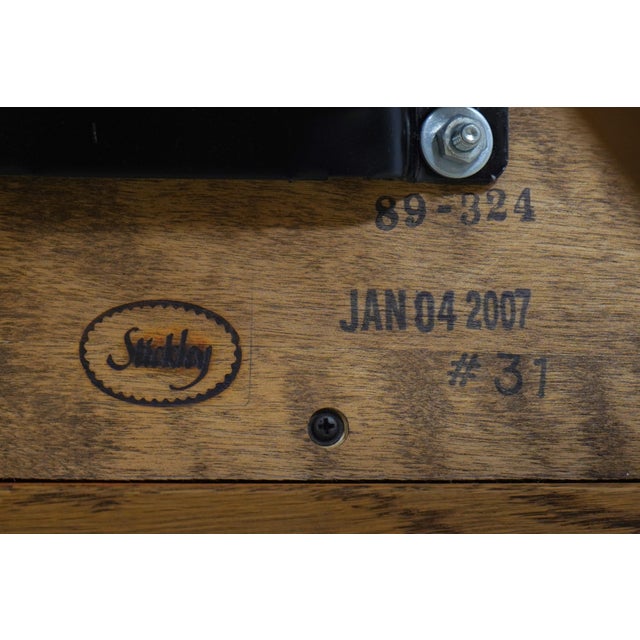 Stickley Mission Oak Leather Desk Chair For Sale - Image 16 of 18