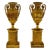 19th Century Italian Vases on Plinth, Set of 2 For Sale