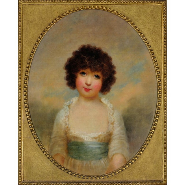 Arthur william devis. english ( b.1762 - d.1822 ). portrait of charlotte shore, daughter of the governor general of india,...