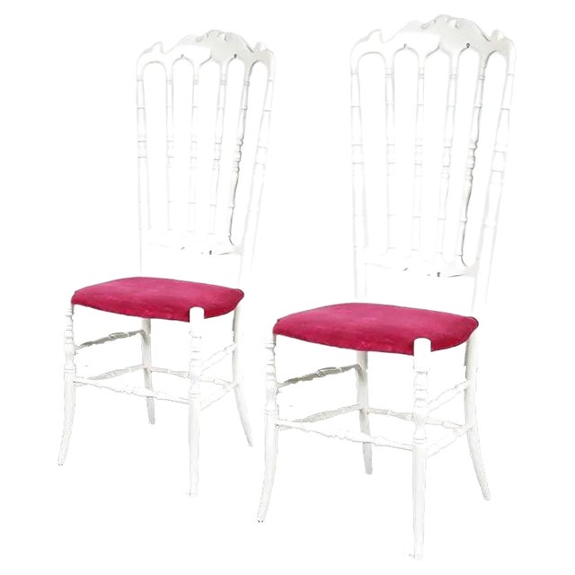 Set of Chairs from Chiavari, 1960s For Sale
