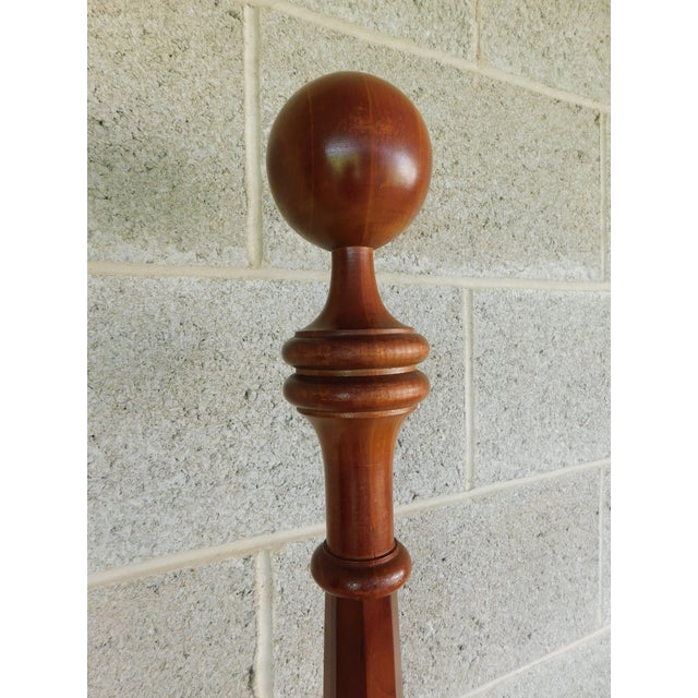 John Wanamaker Ny Shaker Cannon Ball Pencil Poster Cherry Full Size Poster Bed For Sale - Image 14 of 17