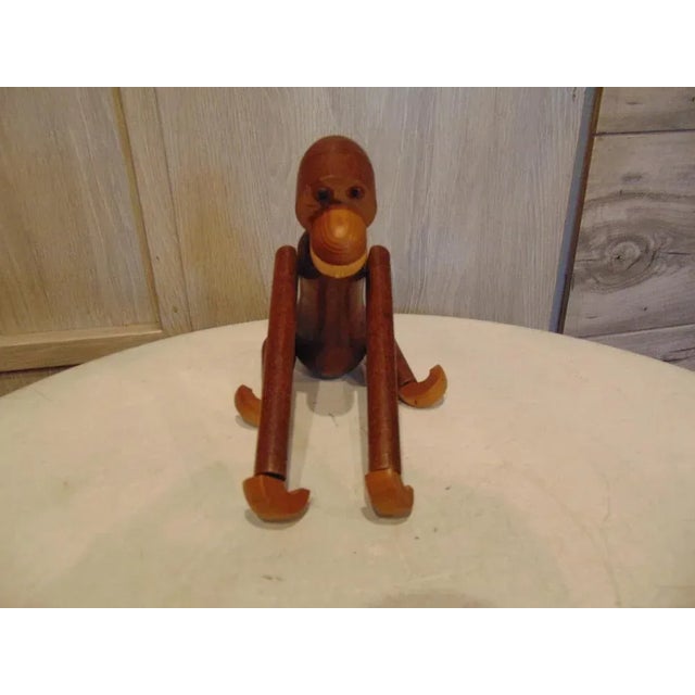 1960s Vintage Teak Monkey by Kay Bojesen, 1960s For Sale - Image 5 of 9