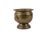 Vintage Hammered Brass Hollywood Regency Cachepot Planter For Sale - Image 4 of 13