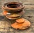 Vintage Original Turned Wood Lidded Bowl For Sale - Image 9 of 12