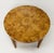 1970s American Modern Round Burl Wood Center Occasional Table For Sale - Image 9 of 16
