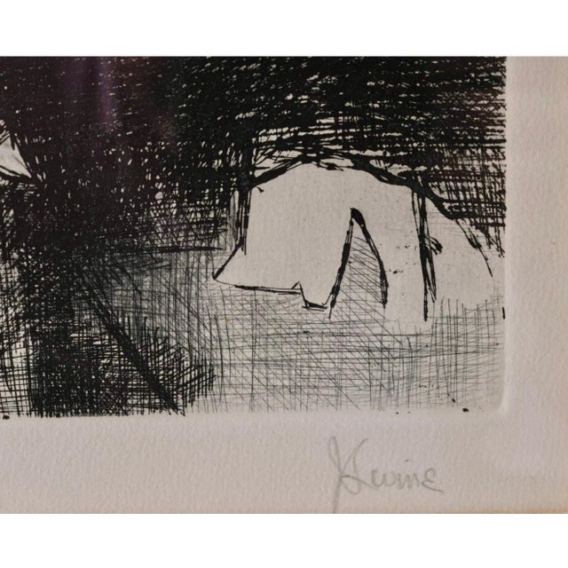 Black Jack Levine, Modernist Social Realist Wpa Artist Judaica Etching Rabbi in Study For Sale - Image 8 of 10
