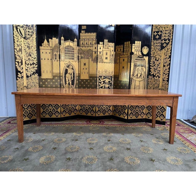 19th Century Farmhouse Table in Oak and Beech For Sale - Image 11 of 11