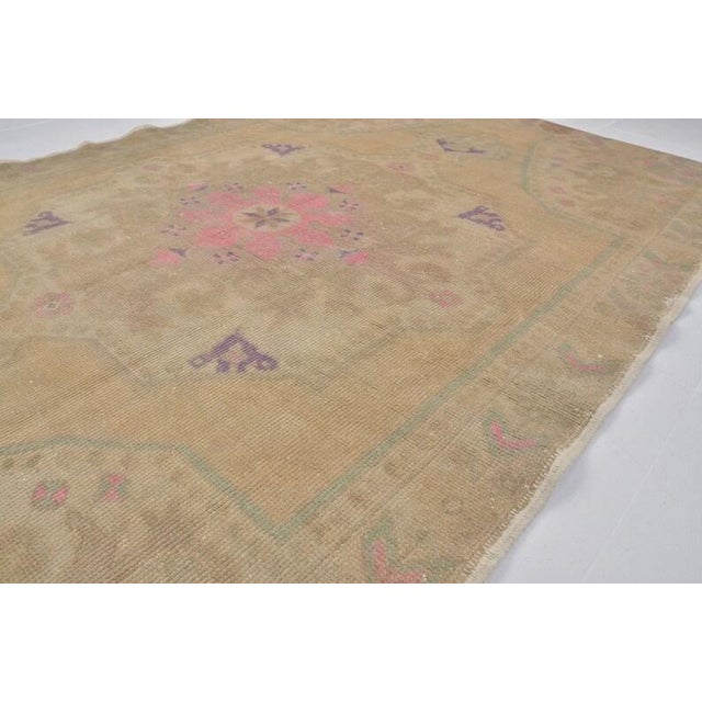 Home Living Anatolian Wool Carpet For Sale - Image 4 of 10