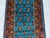 1990s Blue Turkmen Style Tribal Runner Rug With Geometric Motifs, 2'9" X 9'4" For Sale - Image 5 of 15