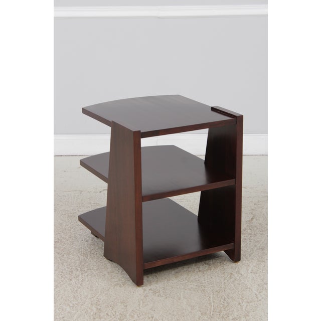 Stickley Metropolitan Cherry 3 Tiered Stand For Sale - Image 10 of 15