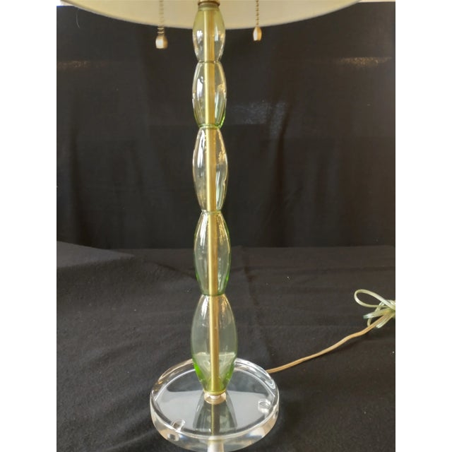 Baker Furniture Company Baker's Large Beaded Table Lamp From the Barbara Barry Collection For Sale - Image 4 of 5