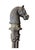 Farmhouse Pair of Antique Cast Iron Hitching Posts For Sale - Image 3 of 7