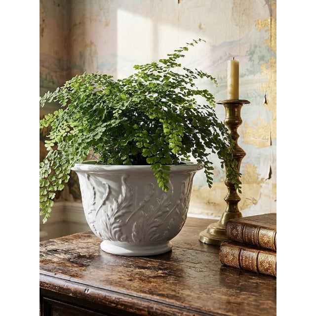 Vintage Porcelain Cachepot from Limoges, 1920s For Sale - Image 3 of 9