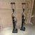Antique Thai/Khmer-Style Bronze Standing Buddha Table Lamps Hollywood Regency For Sale - Image 18 of 18