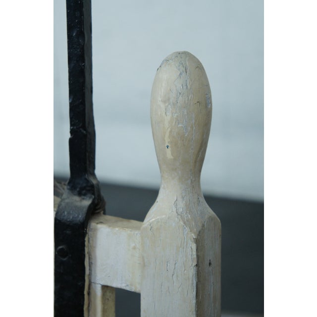 White Antique Col Ebenezer Crafts Publick House Hotel Advertisement Sign For Sale - Image 8 of 12