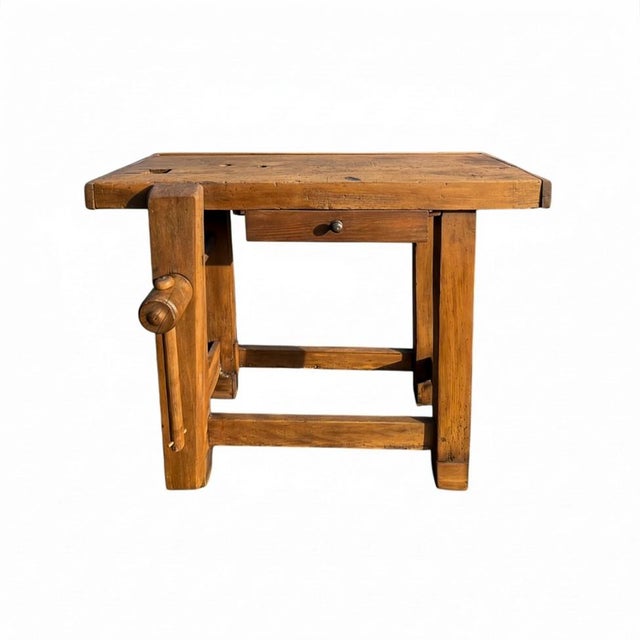 Vintage French Children's Carpenter Workbench, 1920s For Sale - Image 6 of 16