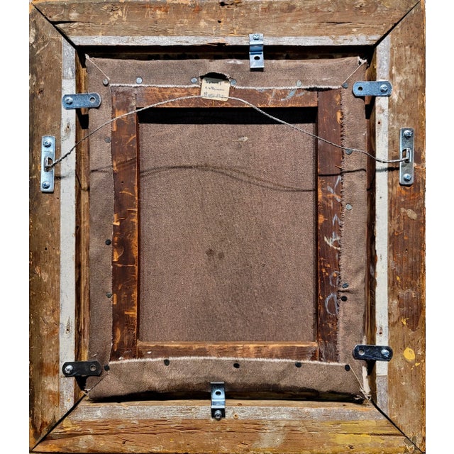 18th Century English School -Portrait of Mary Elwell -Oil Painting For Sale - Image 10 of 11