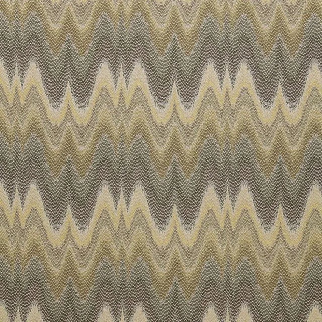 Sample - Schumacher Florentine Bargello Fabric in Dusk For Sale