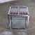 Mid-Century Modern Mid-20th Century Mid Century Modern Game End or Side Table Chrome Cube Frame & Backgammon Glass Top For Sale - Image 3 of 18