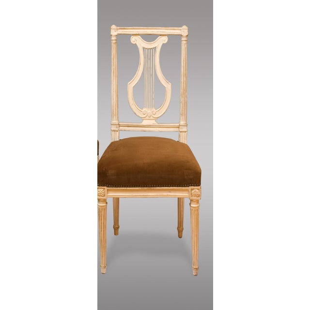 Antique Louis XVI Period Chairs, 1790, Set of 8 For Sale - Image 3 of 6