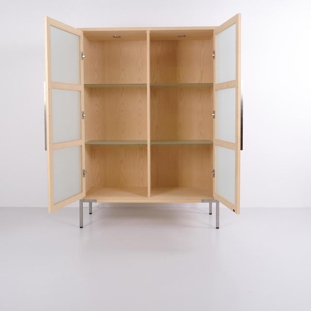 Naver Collection Display Cabinet Model AK 1280 in Ash by Nissen & Gehl for Aksel For Sale - Image 10 of 11