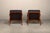 1960s Scandinavian Modern Lounge Chairs in Teak and Dark Blue Bouclé Fabric, 1960s, Set of 2 For Sale - Image 5 of 18