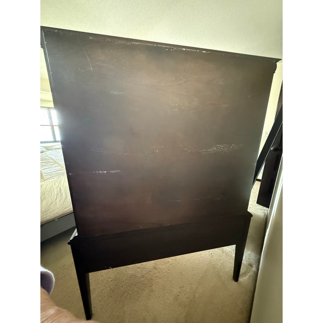 Wood Antique Chippendale Mahogany Cabinet For Sale - Image 7 of 10