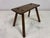 Brown Country Stool in Elm For Sale - Image 8 of 16