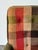 1970s Olive Tweed Swivel Rocker With Patchwork Plaid Upholstery, 1970s For Sale - Image 5 of 18