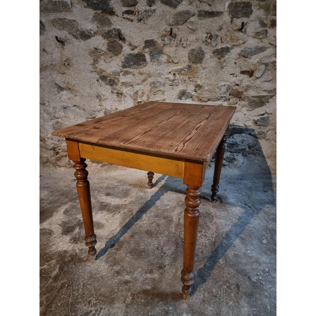 Vintage French Farmhouse Table, 1930s For Sale - Image 10 of 13
