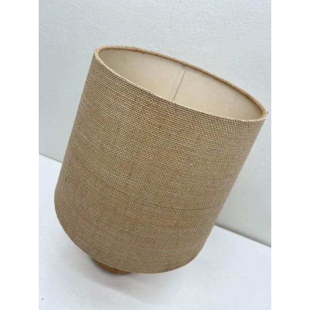 Wood Mid-Century Table Lamp in Pine Wood by Bestform, 1960s For Sale - Image 7 of 11