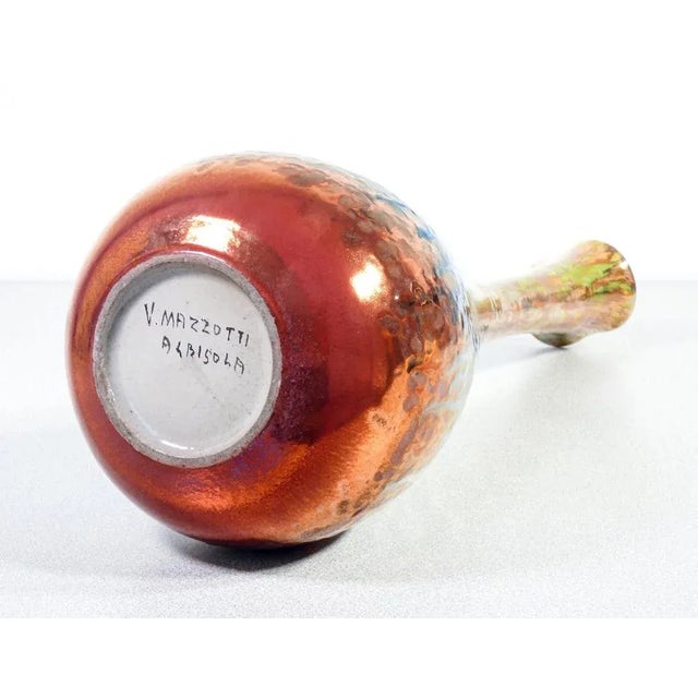 Ceramic Ceramic Vase by Vittoria Mazzotti, 1950s For Sale - Image 7 of 9