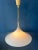 Vintage acrylic glass 'witch hat' space age pendant lamp. The shade is made out of acrylic glass. The lamp produces a...
