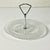 American Mid 20th Century Hollywood Regency Boho Chic Glass Diamond Point Bon Bon Plate. For Sale - Image 3 of 8