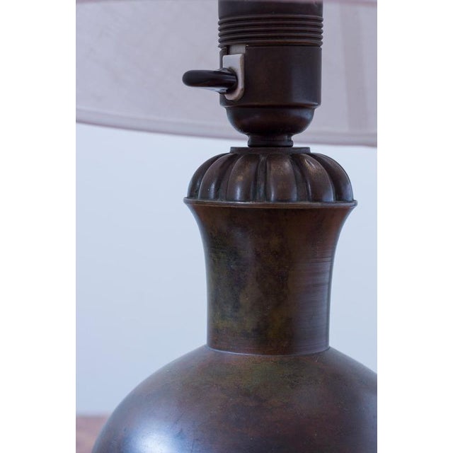 Bronze Table Lamp, 1930s For Sale - Image 6 of 11