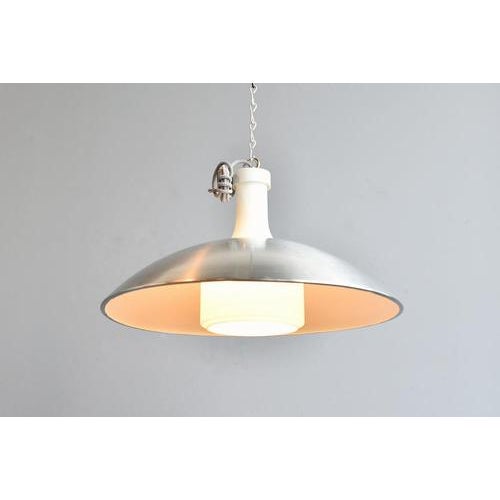 Metal UFO Pendant Light by Rolf Krüger for Staff Leuchten, 1960s For Sale - Image 7 of 7