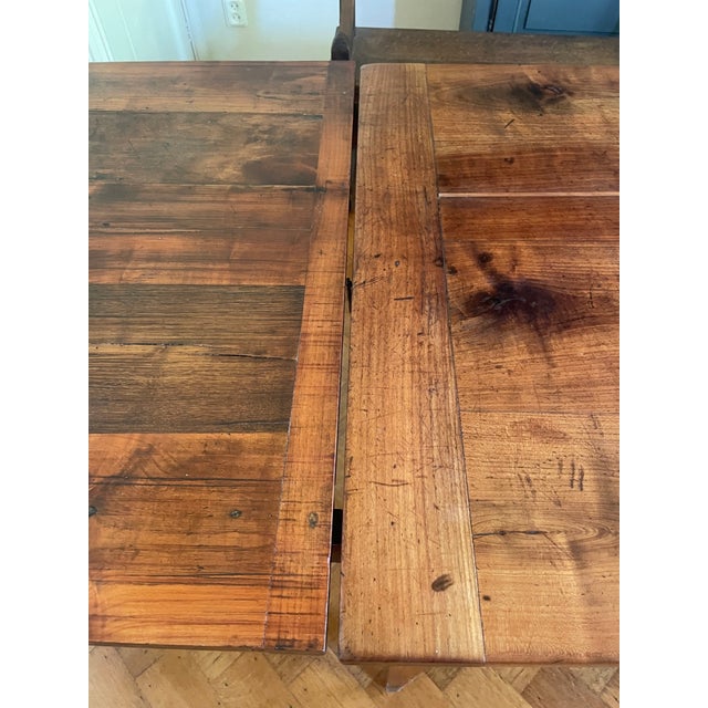French Extendable Farmhouse Dining Table For Sale - Image 10 of 18