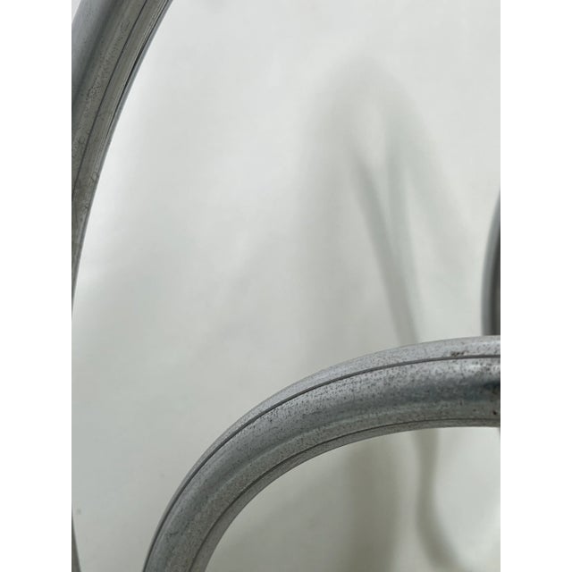 Wood Mies Van Der Rohe Mr20 Chrome & Wicker Lounge Chair For Sale - Image 7 of 12