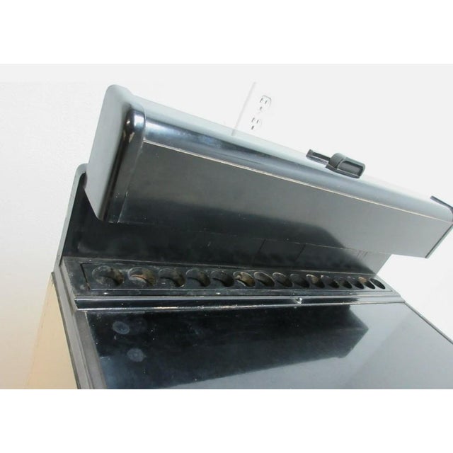 1940s Art Deco Dental Cabinet Industrial Medical Chest Dresser Tan 10 Drawer For Sale - Image 11 of 12