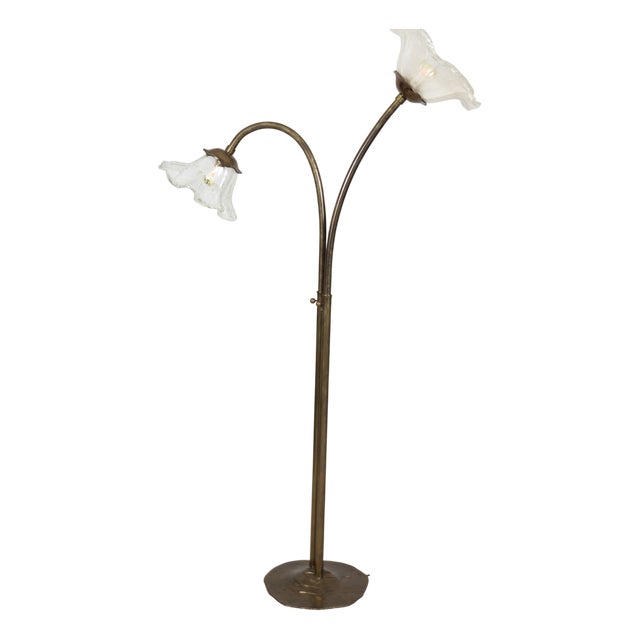 Brutalist Floor Lamp by Lothar Klute, Germany, 1980s For Sale