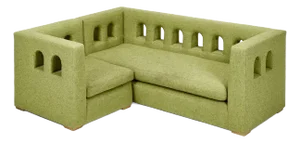 Roy McMackin Postmodern Romanesque Sectional Sofa, Domestic Furniture, 1990s, Usa.