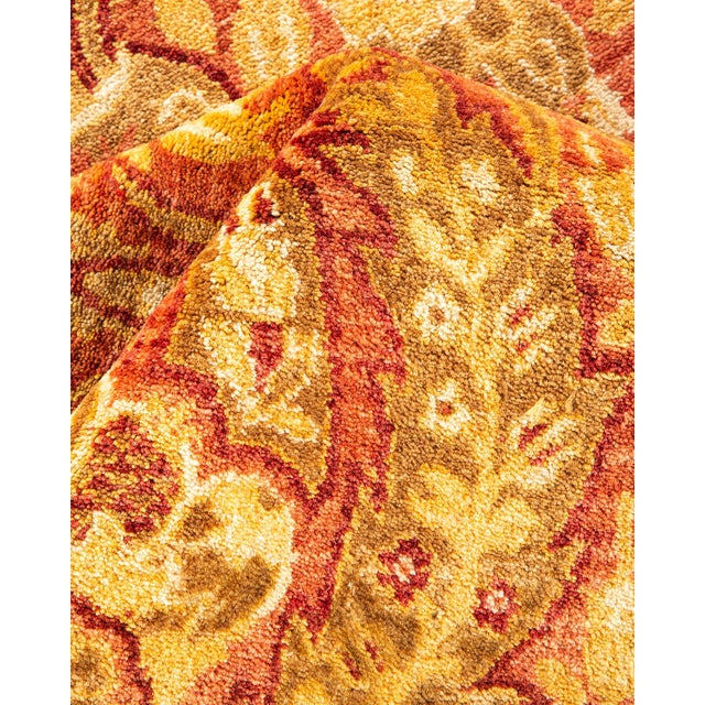 Textile Mogul, One-of-a-Kind Hand-Knotted Area Rug - Yellow, 8' 3" x 10' 1" For Sale - Image 7 of 8